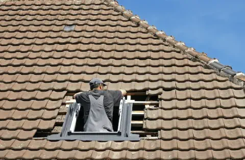 Pose de velux - Pinterville